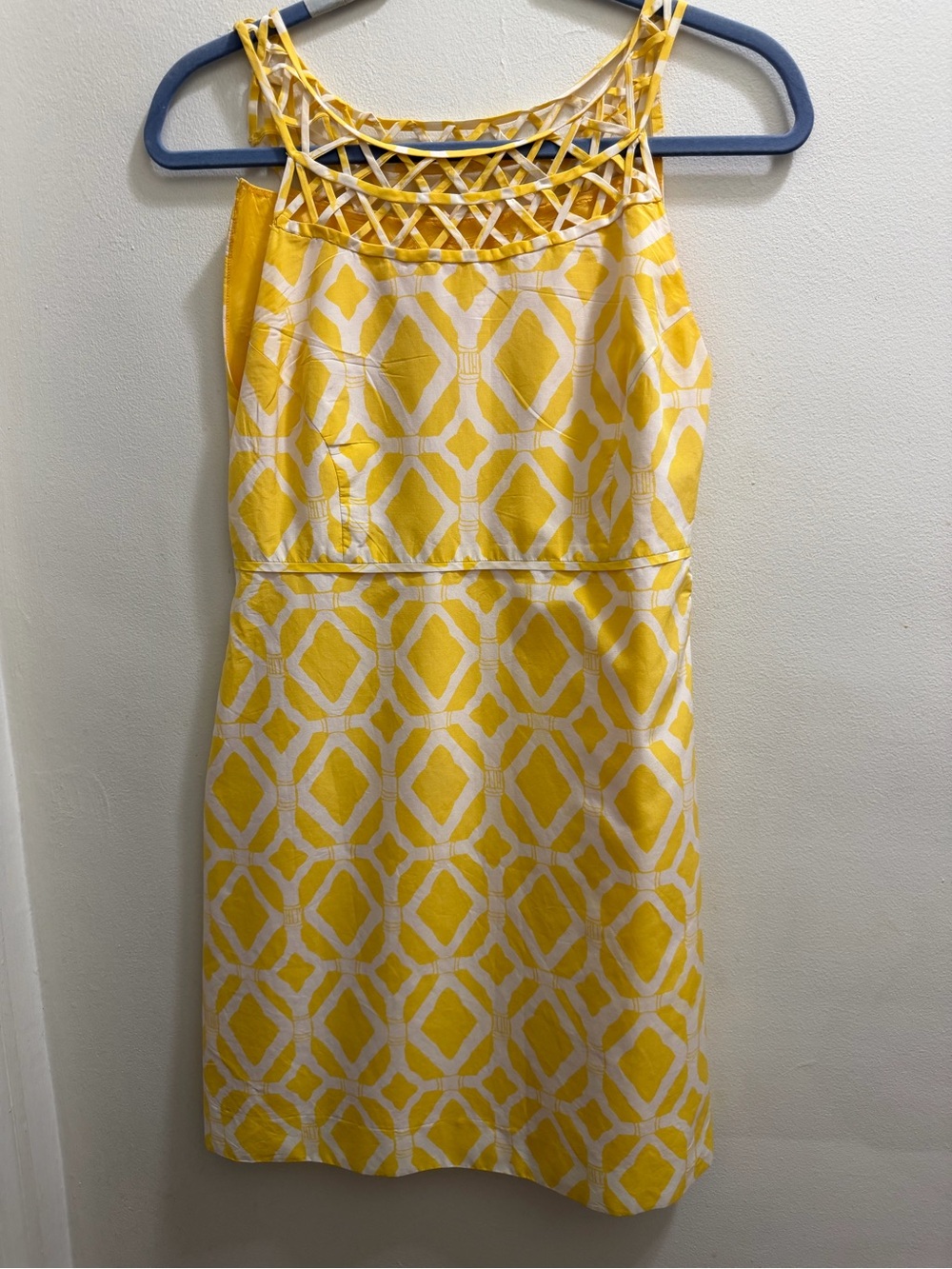 Rare Lilly Pulitzer yellow bamboo dress